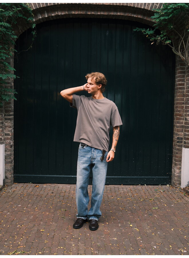 Washed Box Tee - Grey