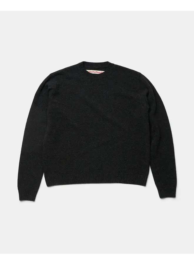 Knit Sweat Back Logo - Black