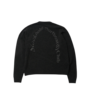 Knit Sweat Back Logo - Black