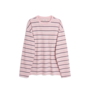 Stripe Ls Pocket Tee - Pink