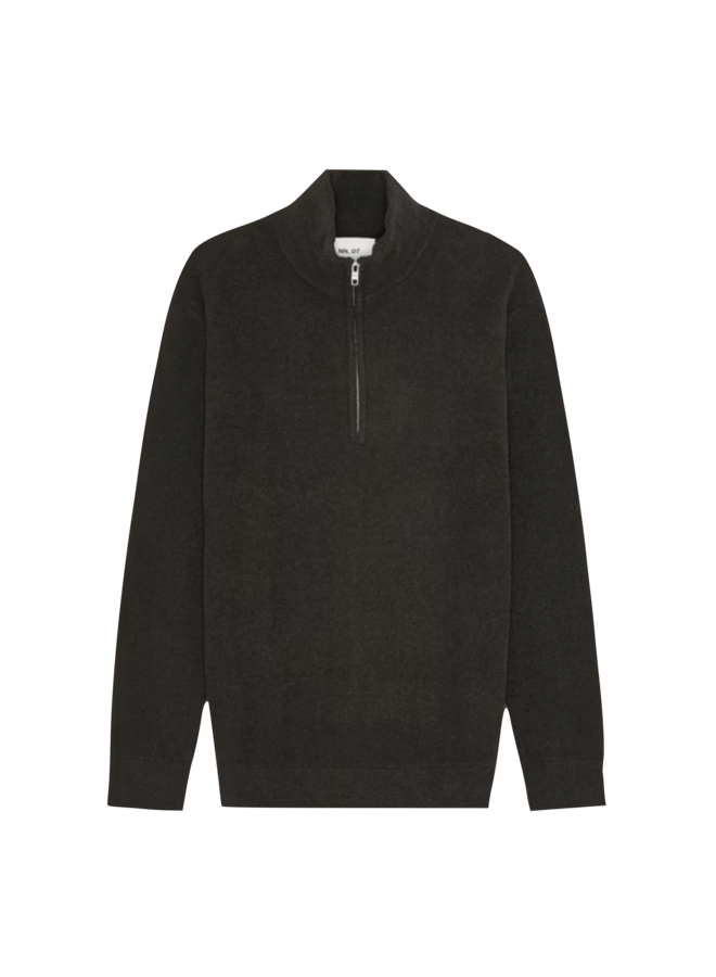 Danny Half Zip 6429 - Deep Truffle