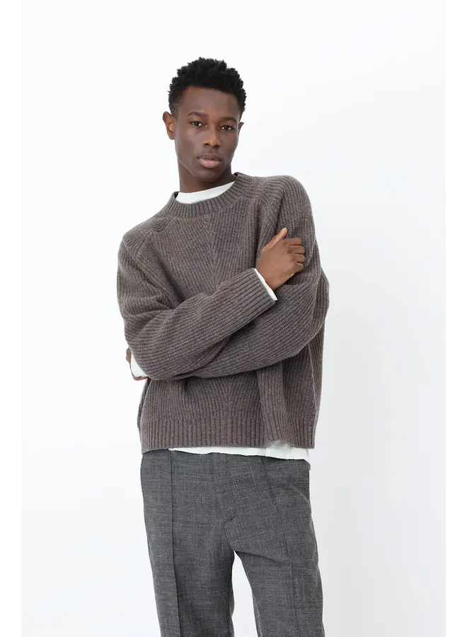 Bently Knit Sweater - Major Brown