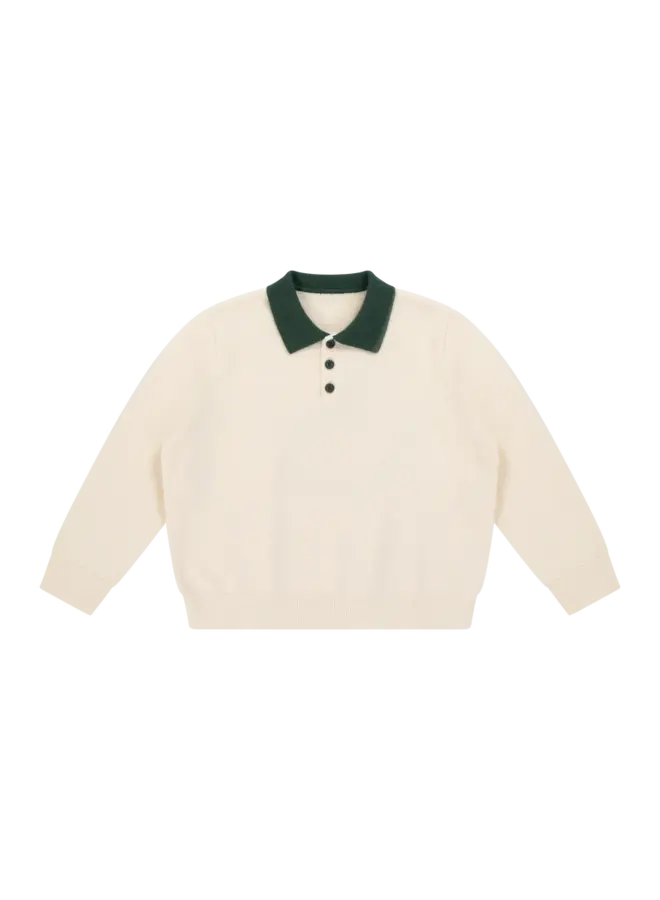Gallop Balloon Knit Sweater - Marshmallow