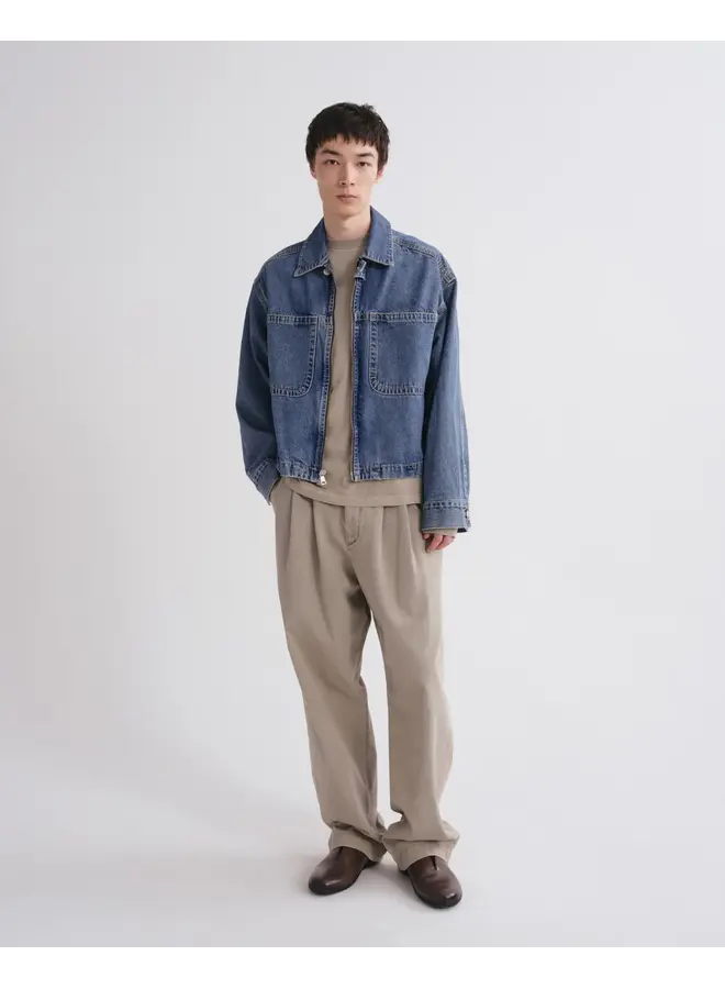 Croydon jacket in auto - Mid Blue