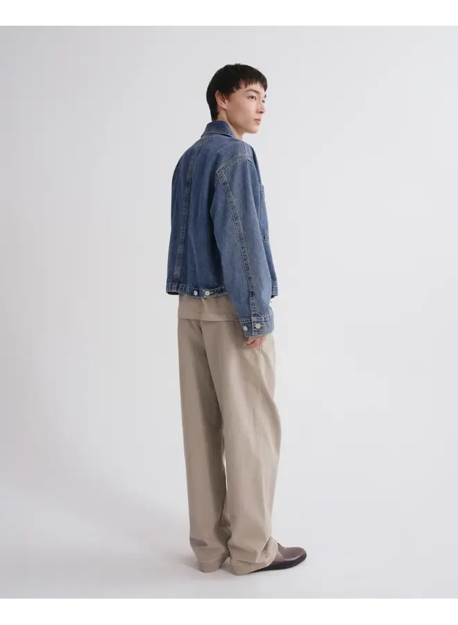 Croydon jacket in auto - Mid Blue