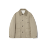 Padded Canvas Work Jacket - Beige