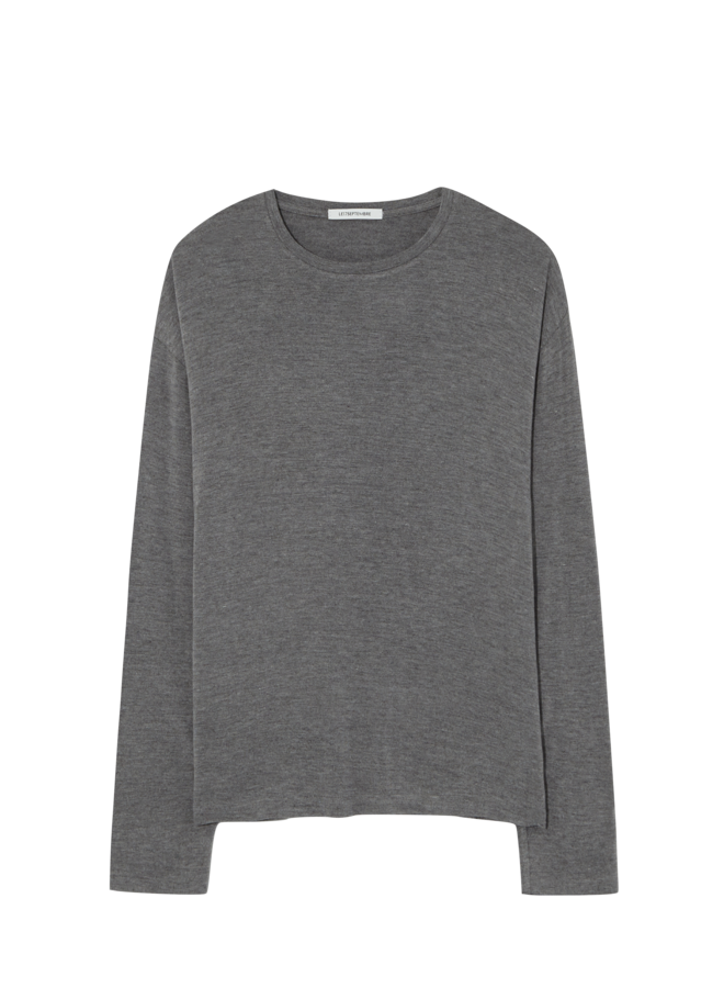 Wool Blend LS Shirt - Grey