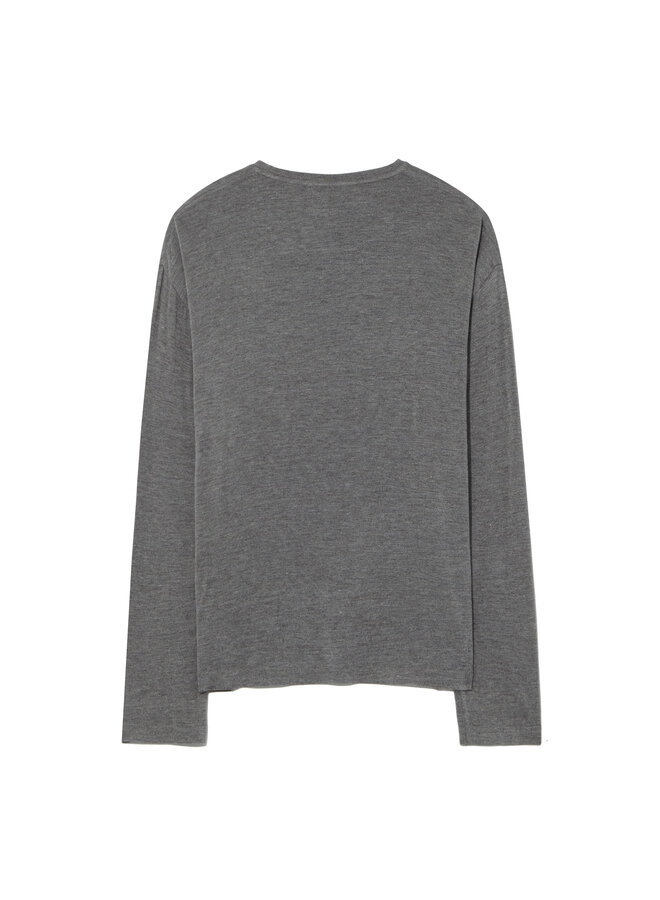 Wool Blend LS Shirt - Grey