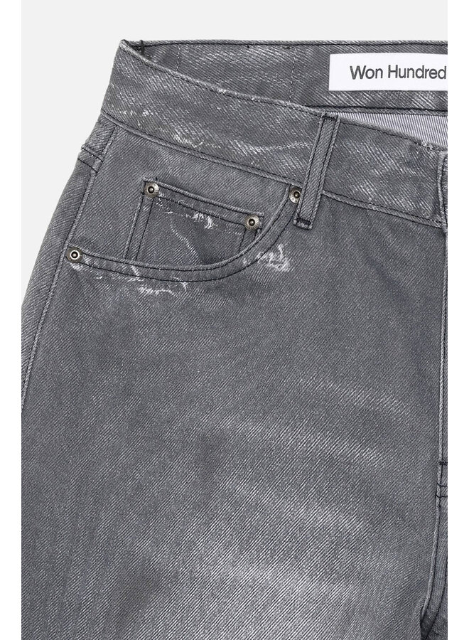 Lyon Black Printed Denim Jeans M - Black Digital Printed