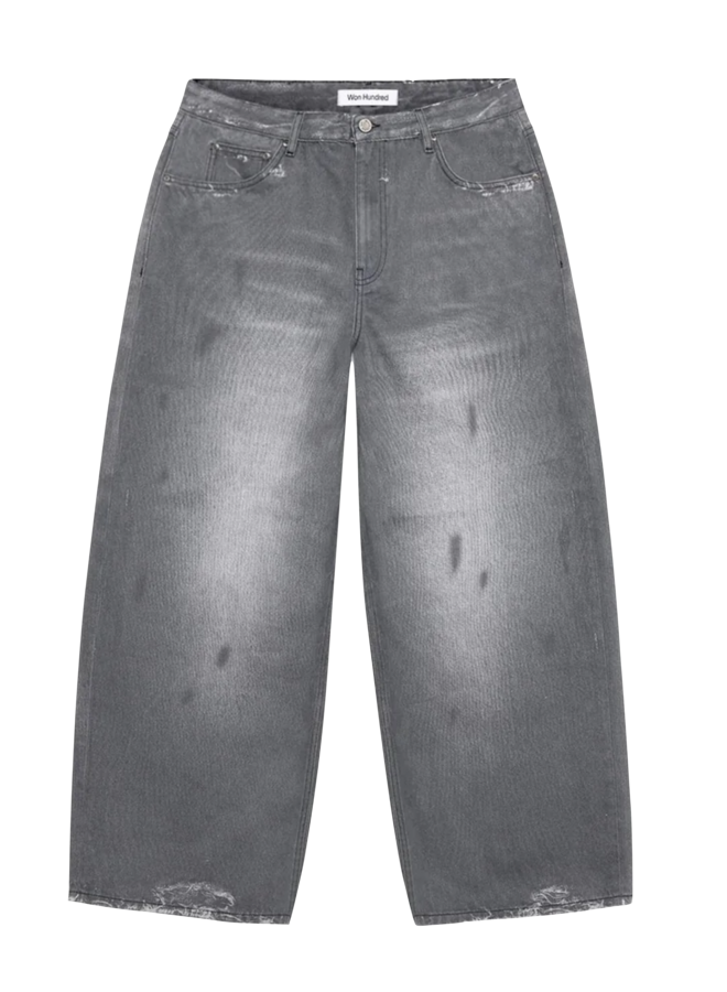 Lyon Black Printed Denim Jeans M - Black Digital Printed