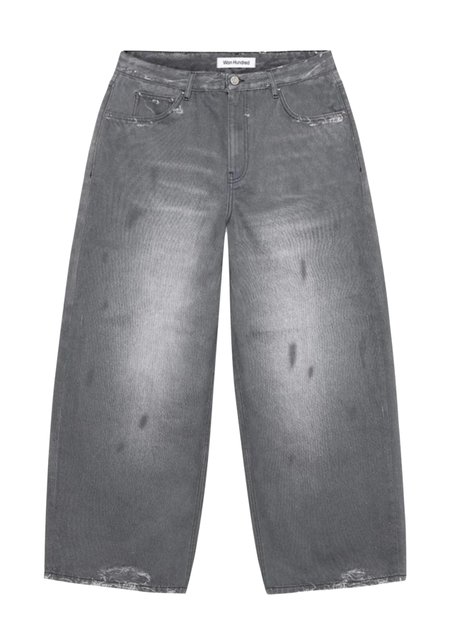 Lyon Black Printed Denim Jeans M - Black Digital Printed