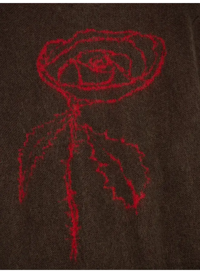 Century Rose Sweat 3698 - Brown/Red
