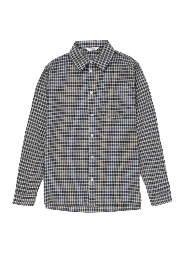 Record Shirt 3685 - Navy Check