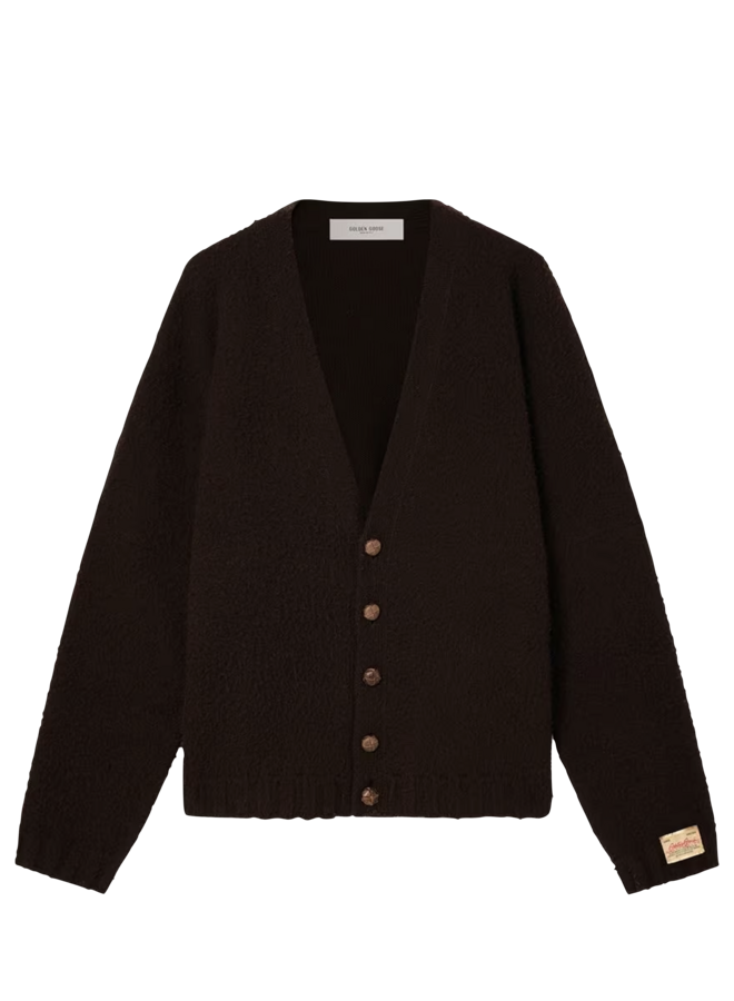 Journey Unisex Knit Cardigan - Brown