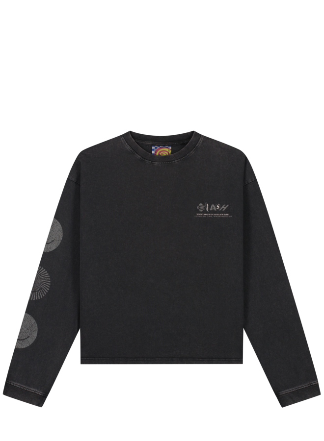 Frankie Clash LS - Washed Black