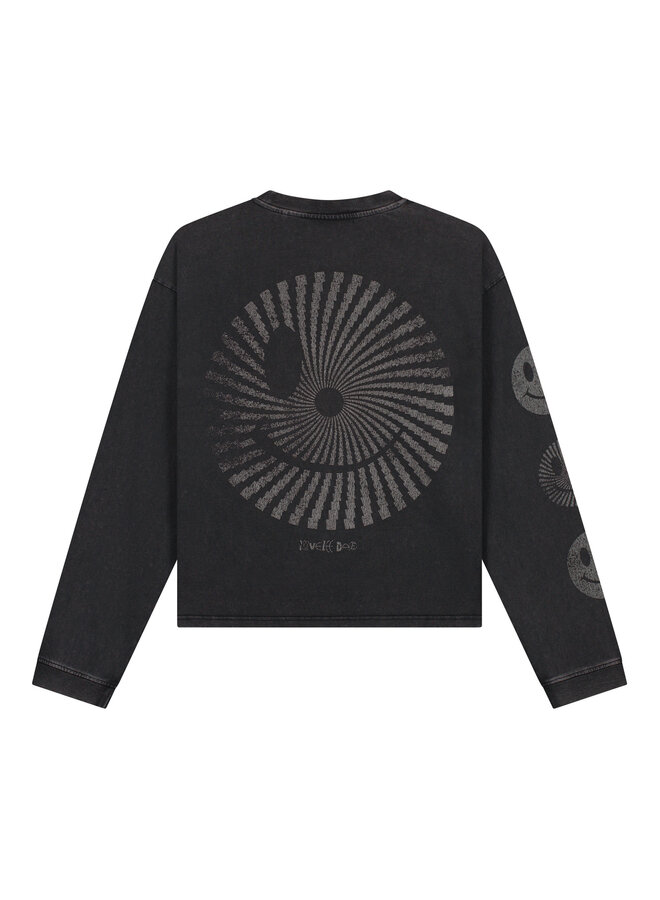 Frankie Clash LS - Washed Black
