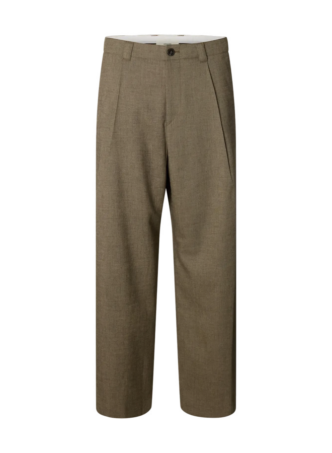 Anrravn 263 Trouser - Light Brown Melange
