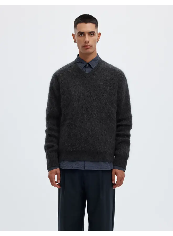 Anrarchie LS Knit V-Neck - Ultimate Grey