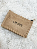 Trousse jute Amour