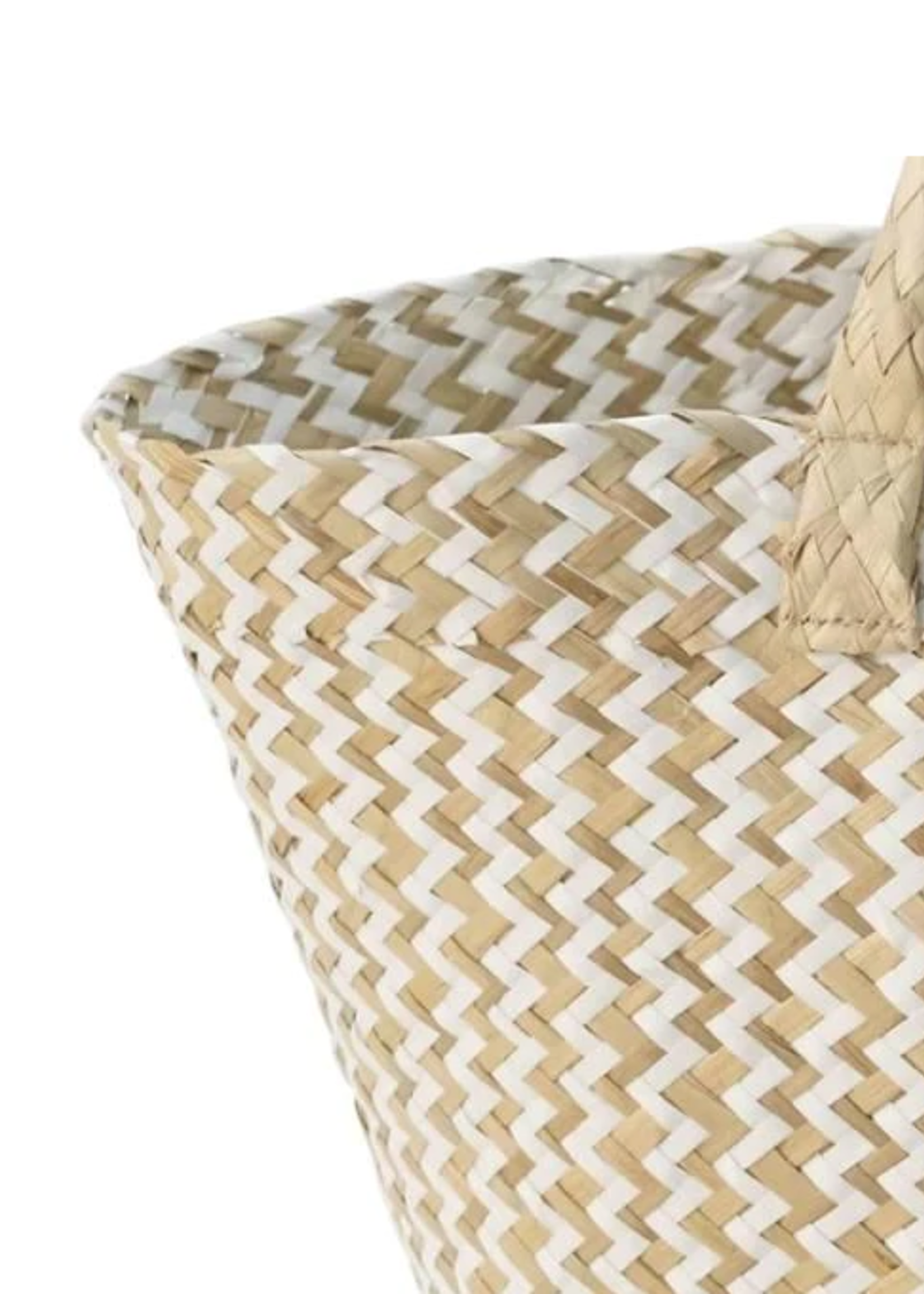 Sac Seagrass blanc / naturel 30 cm