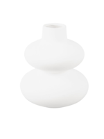 Vase Eminent Cercles small matt white