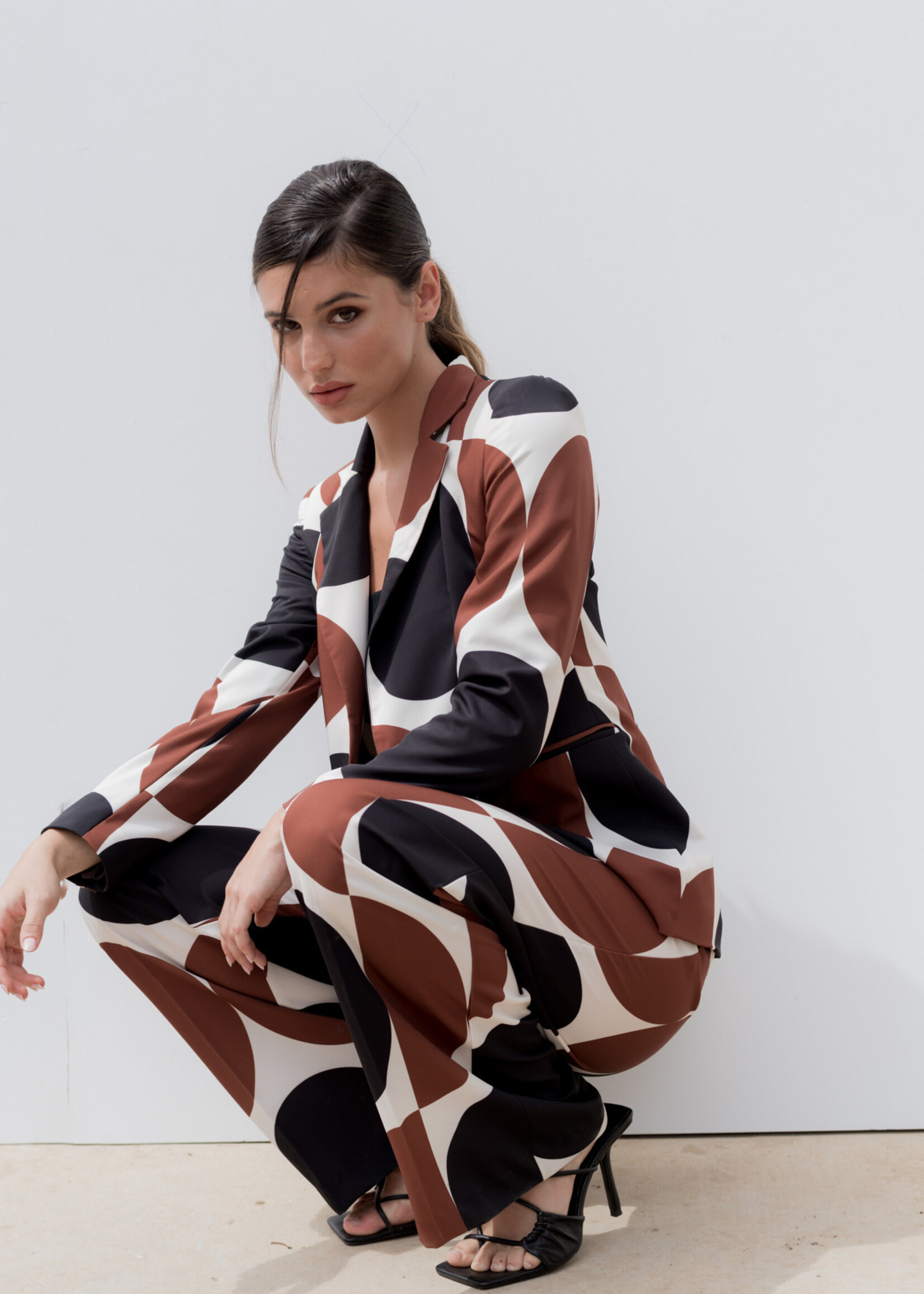 Pantalon Estampado géométrique