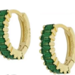 MADE YOU LOOK EARRINGS Green gold