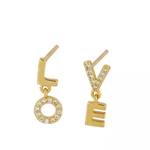 Love Eearrings Gold