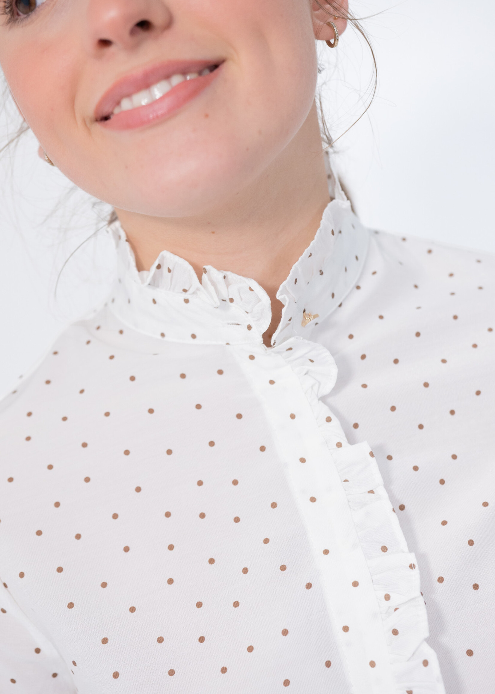 Chemise Arsène - à petits pois