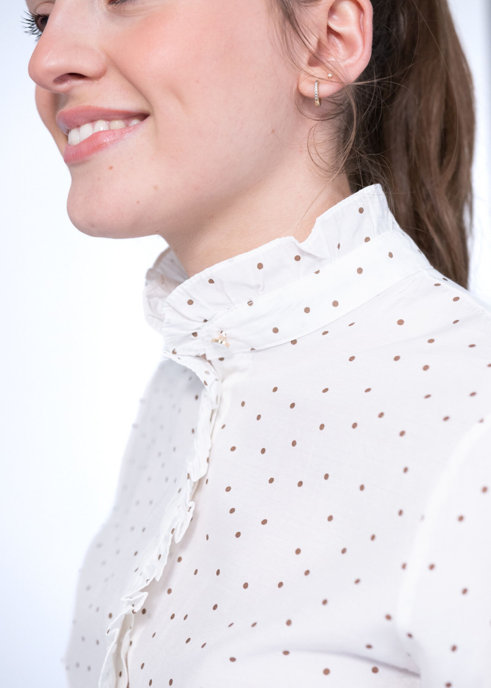 Chemise Arsène - à petits pois