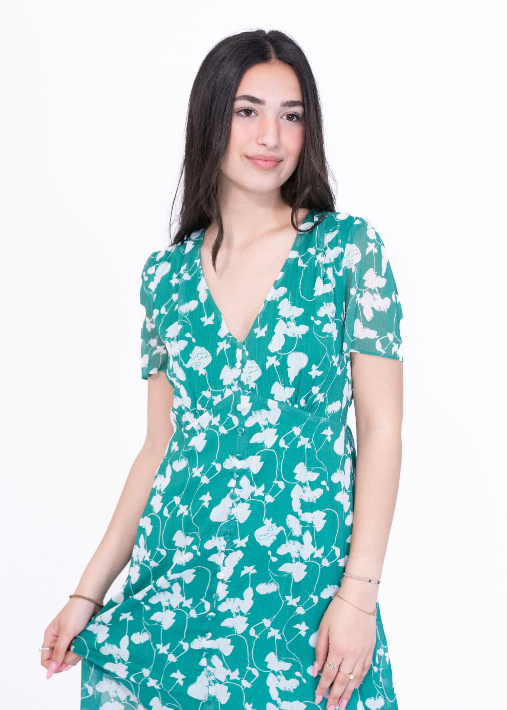 Robe longue Mavi - vert