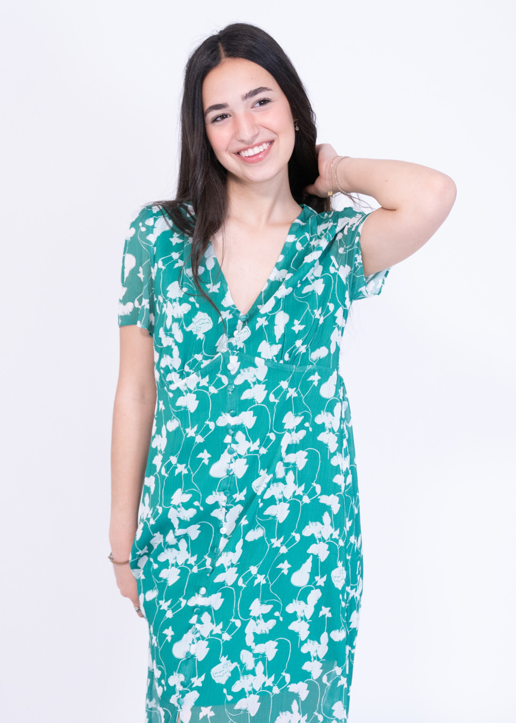Robe longue Mavi - vert