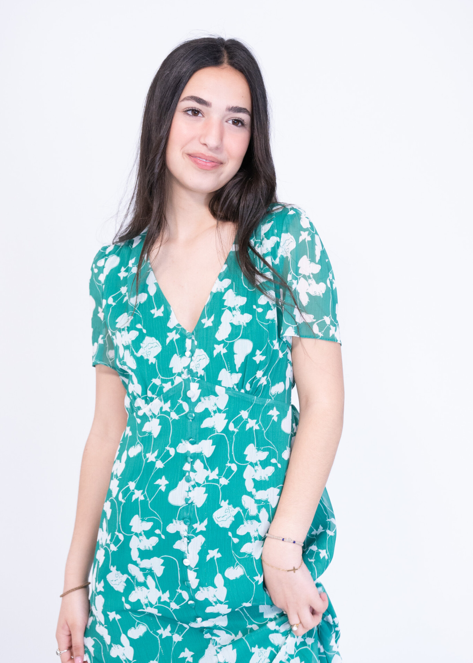 Robe longue Mavi - vert