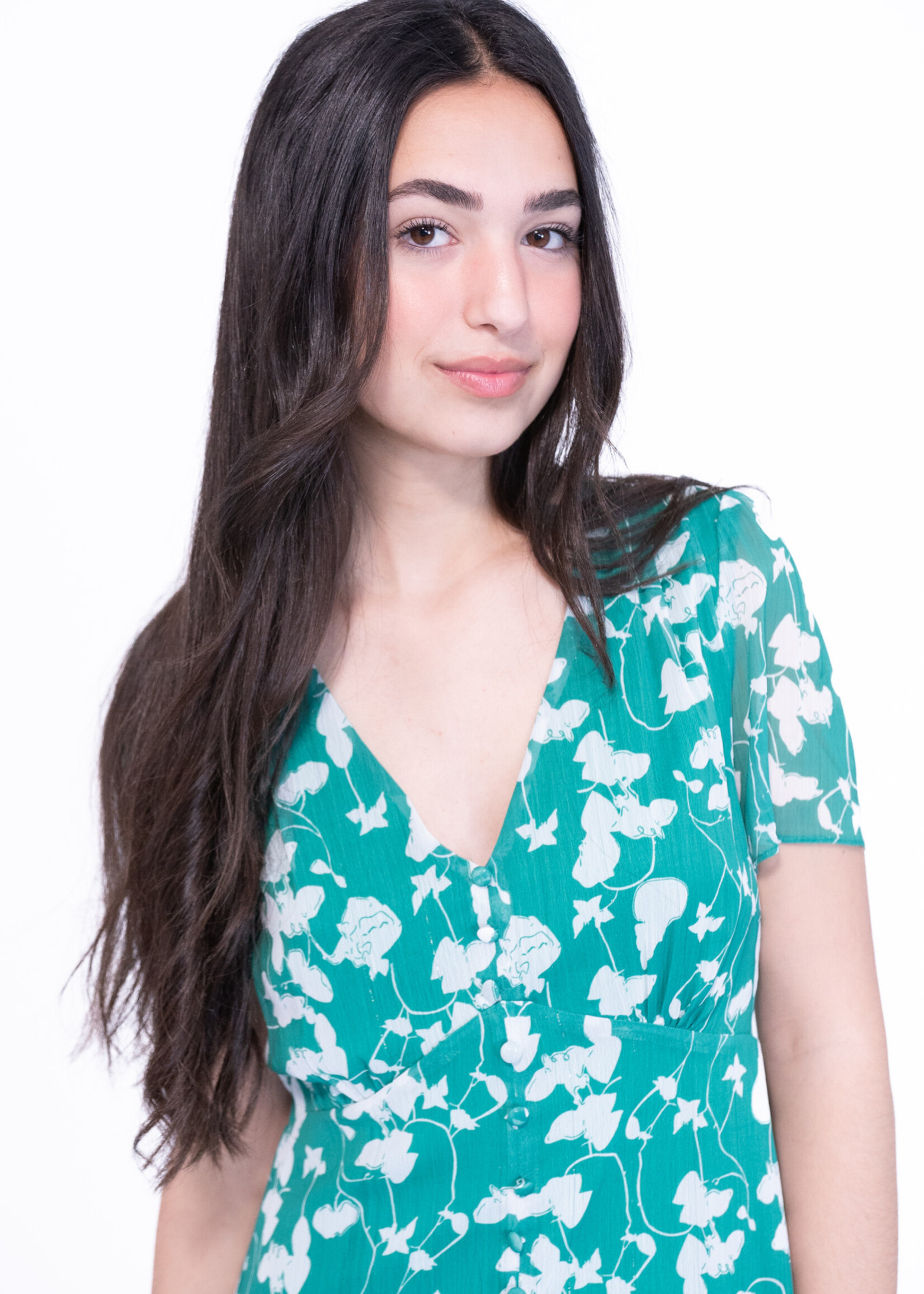 Robe longue Mavi - vert