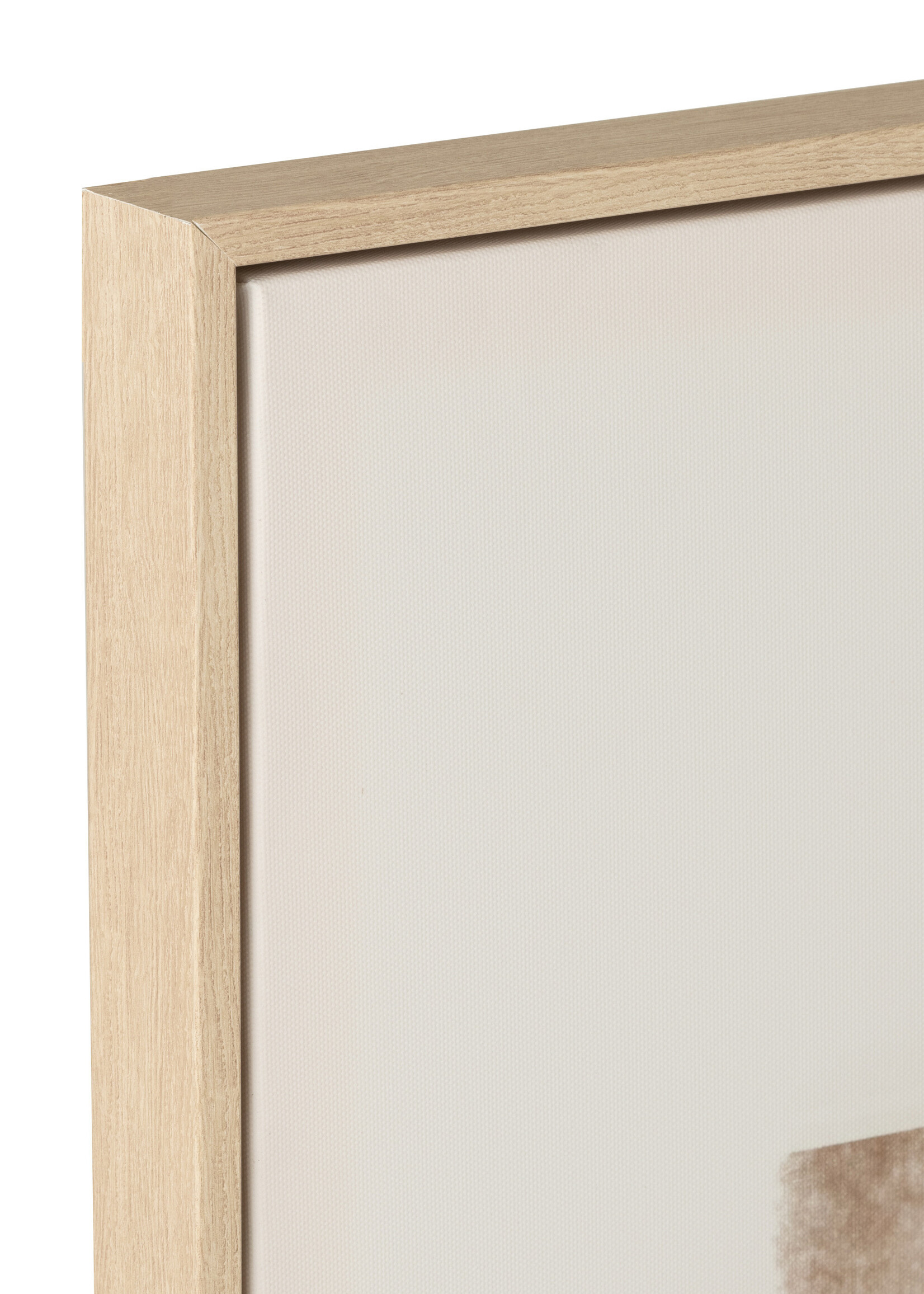 Tableau - Décoration Murale Rectangle Toile/Plastique Beige