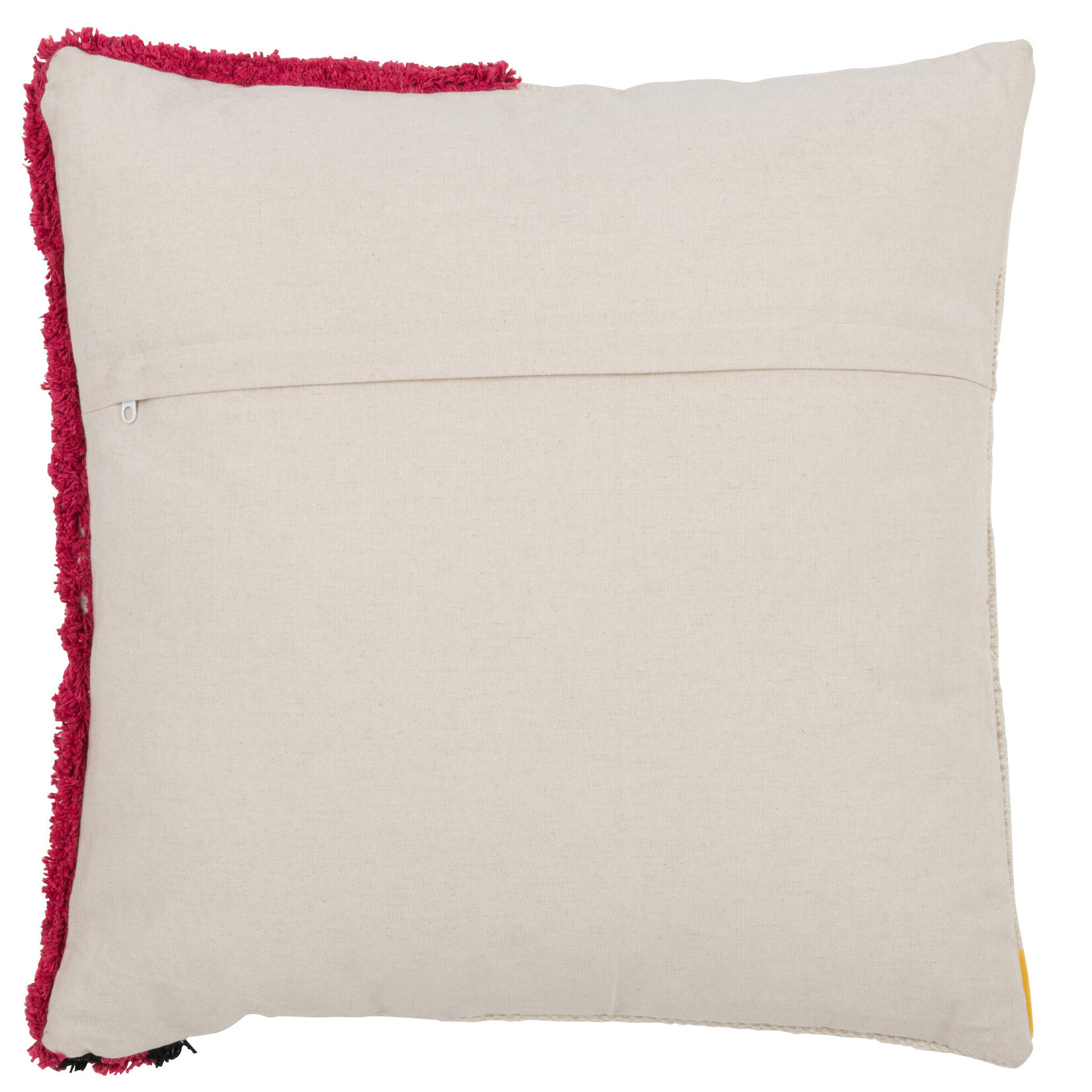 Coussin Carre Abstrait Visage Coton Mix