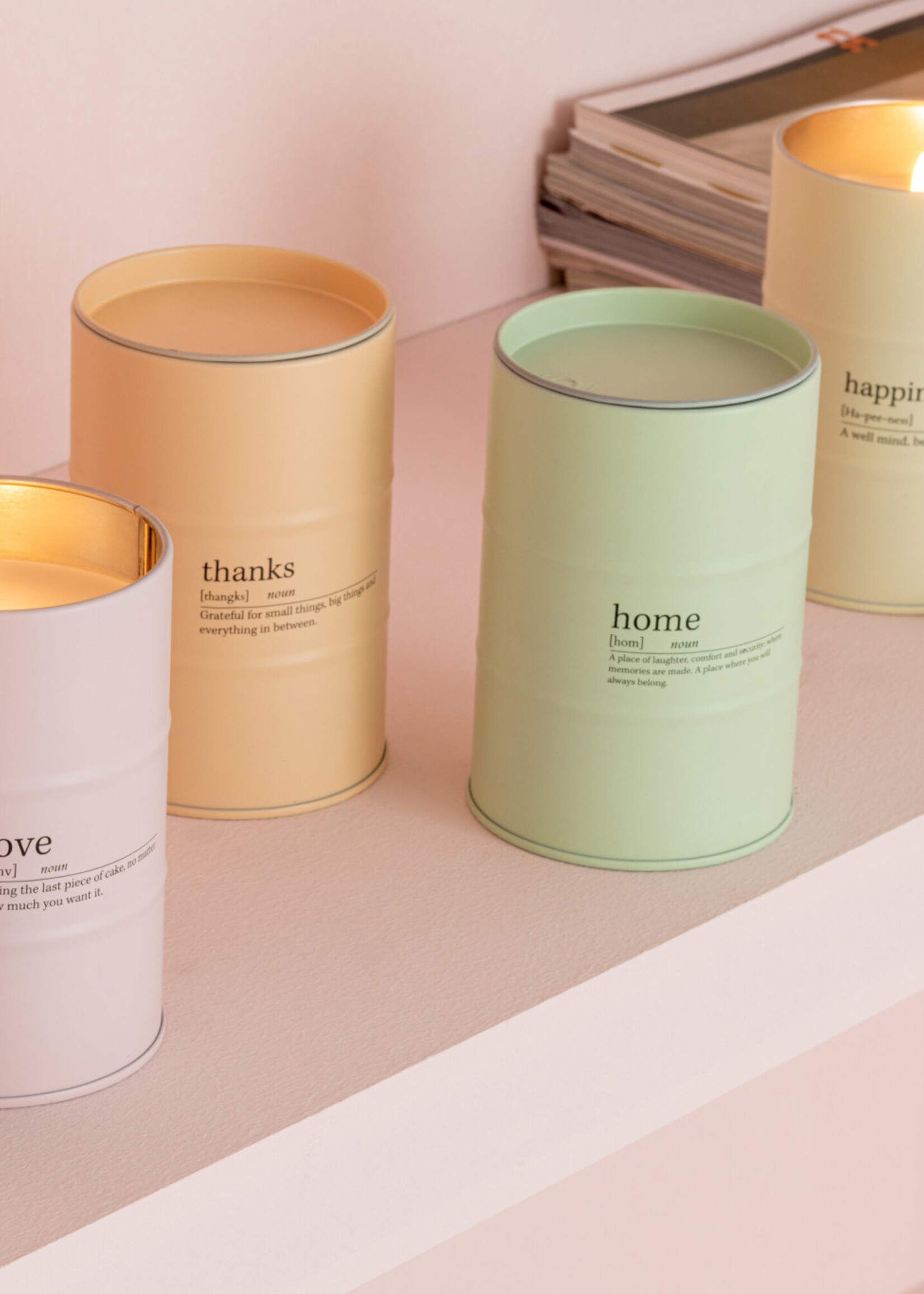 Bougie Home Citation Anglais-Francais