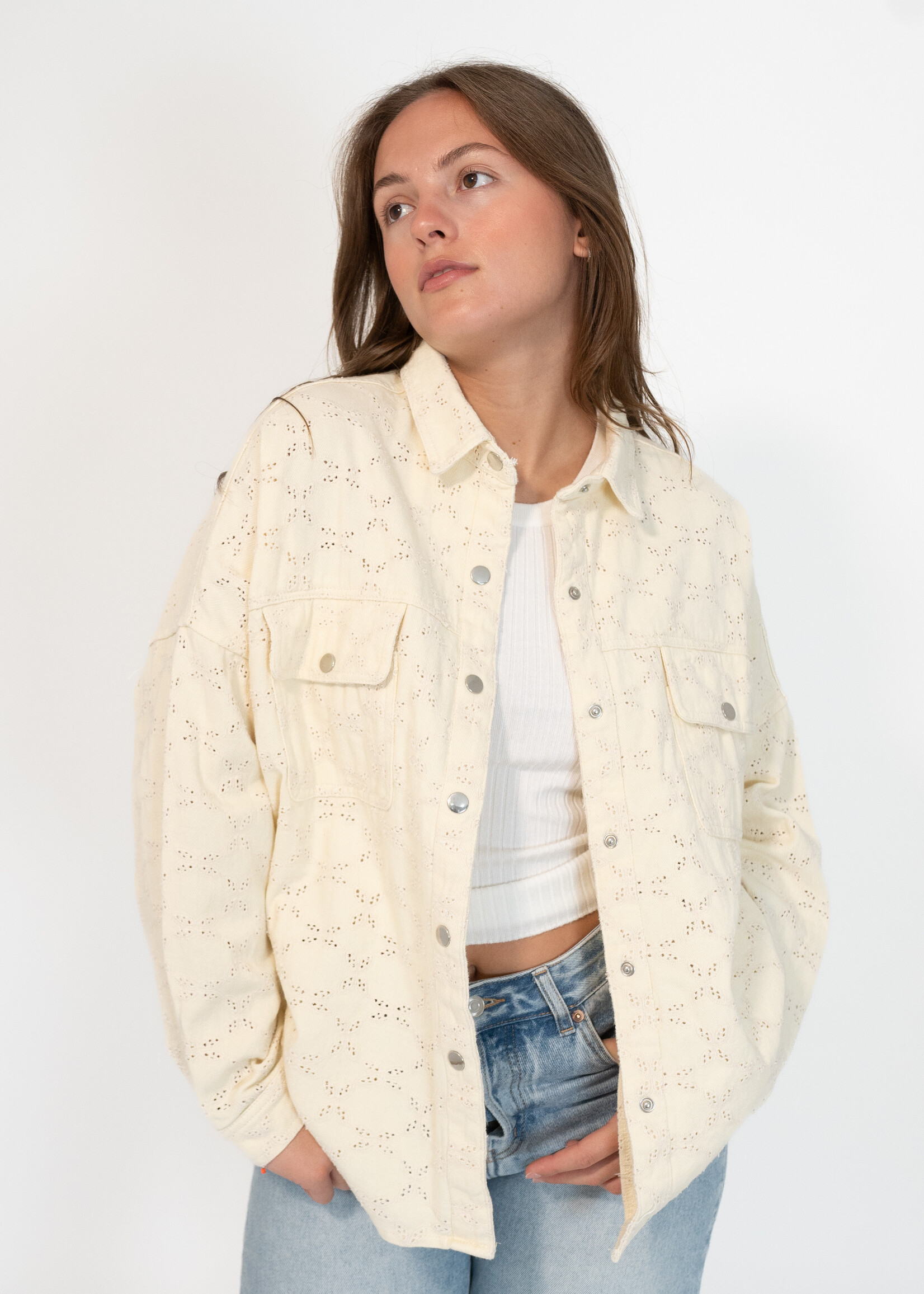 Surchemise/veste brodée Florentina