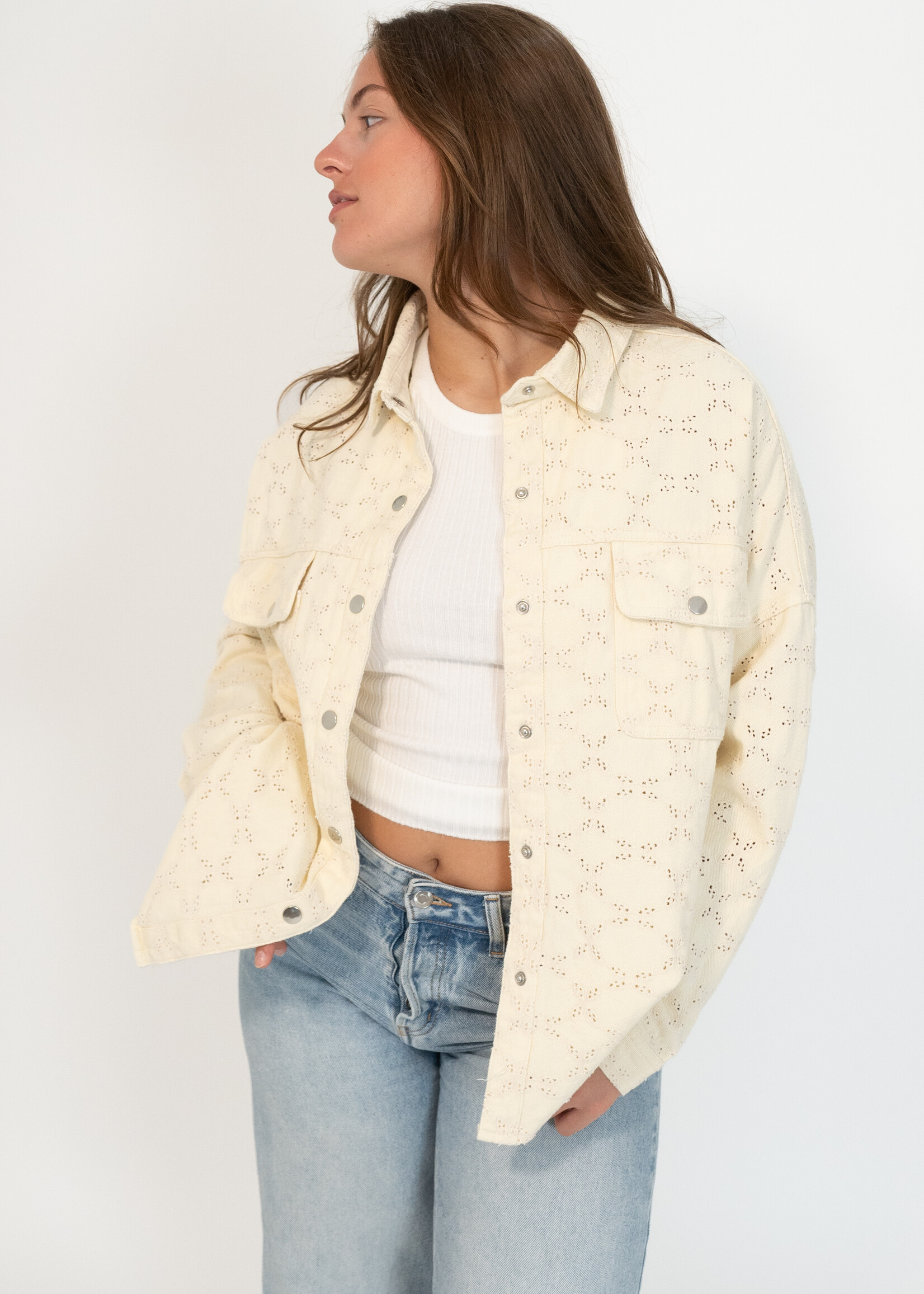 Surchemise/veste brodée Florentina