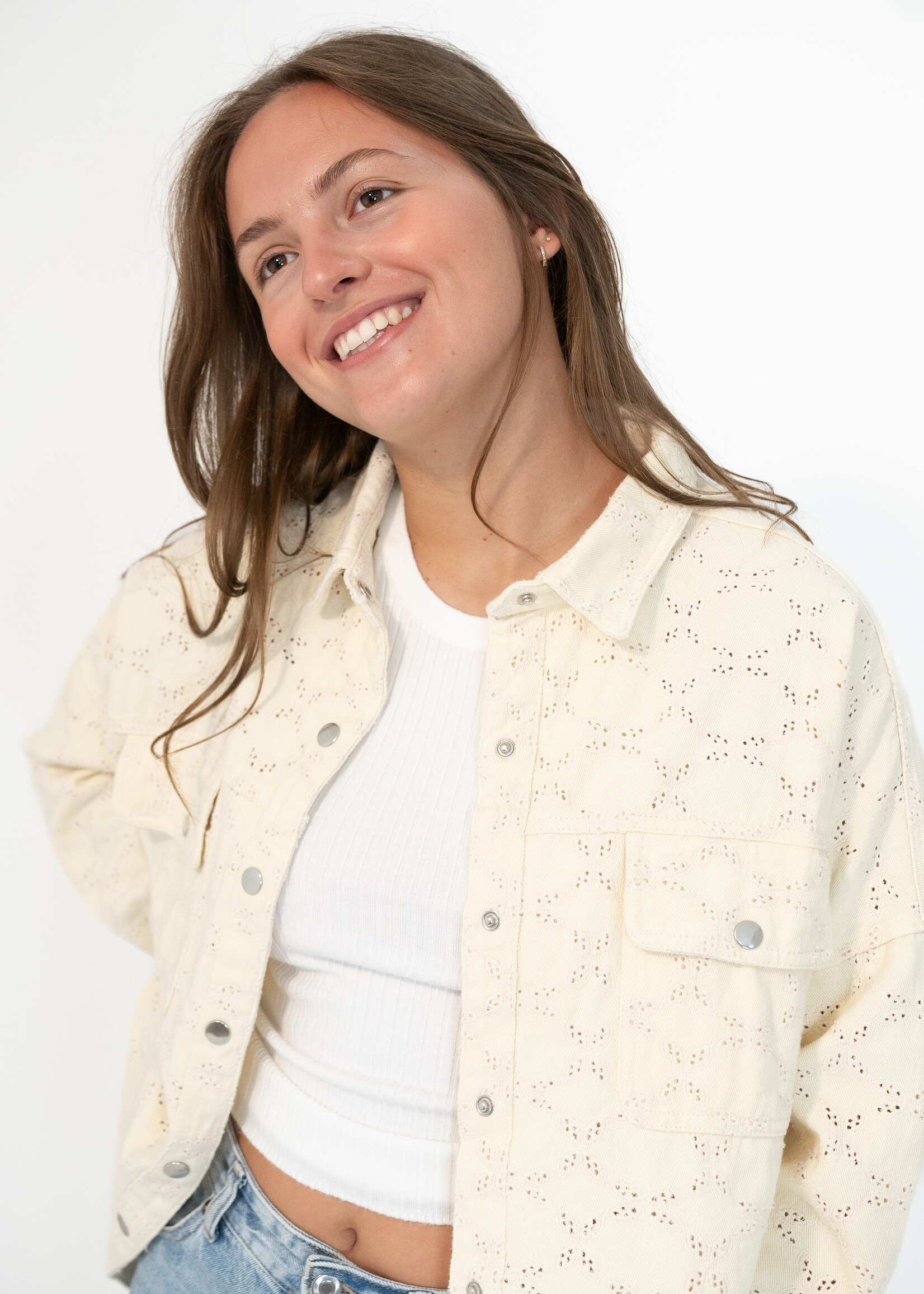 Surchemise/veste brodée Florentina