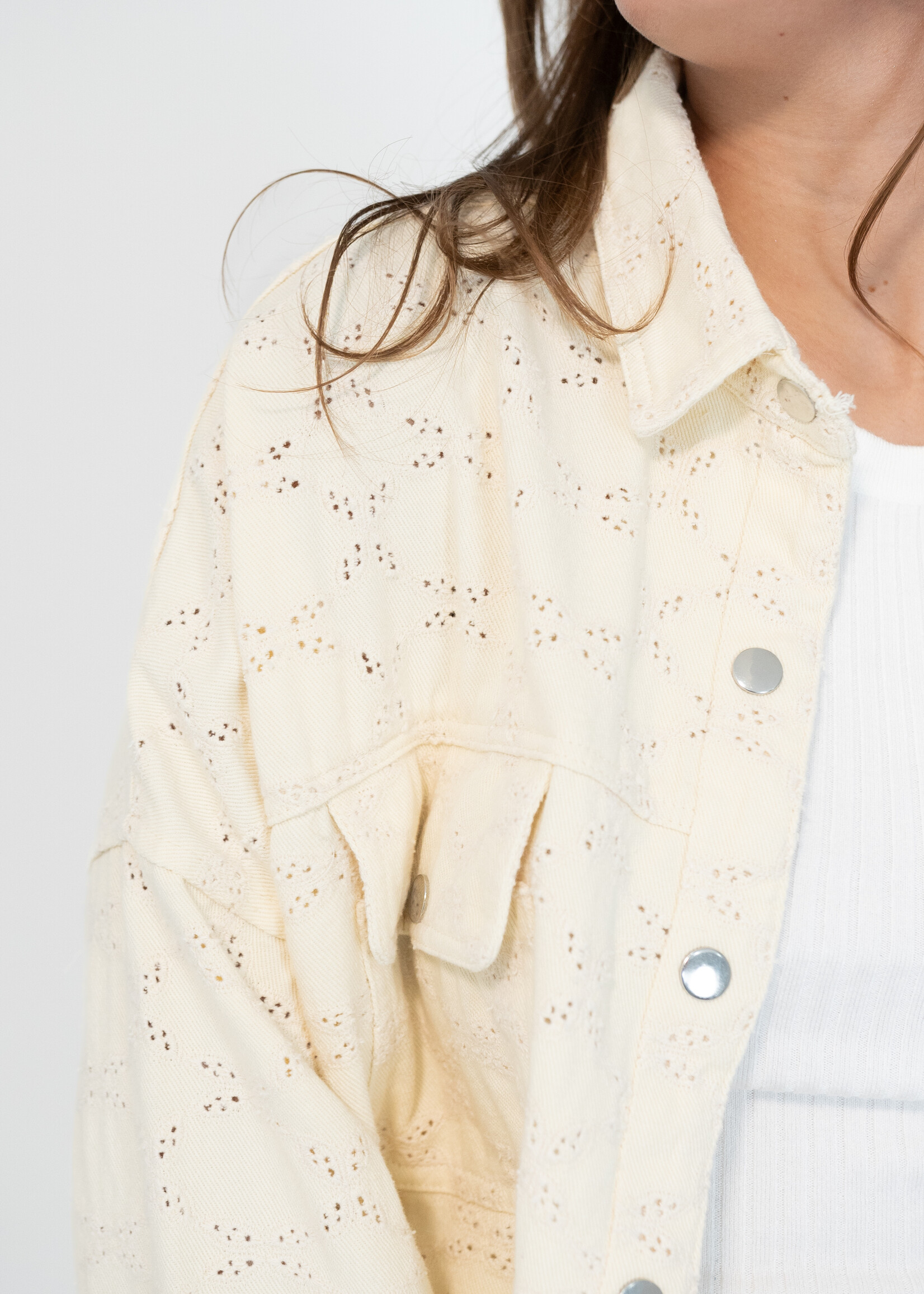 Surchemise/veste brodée Florentina