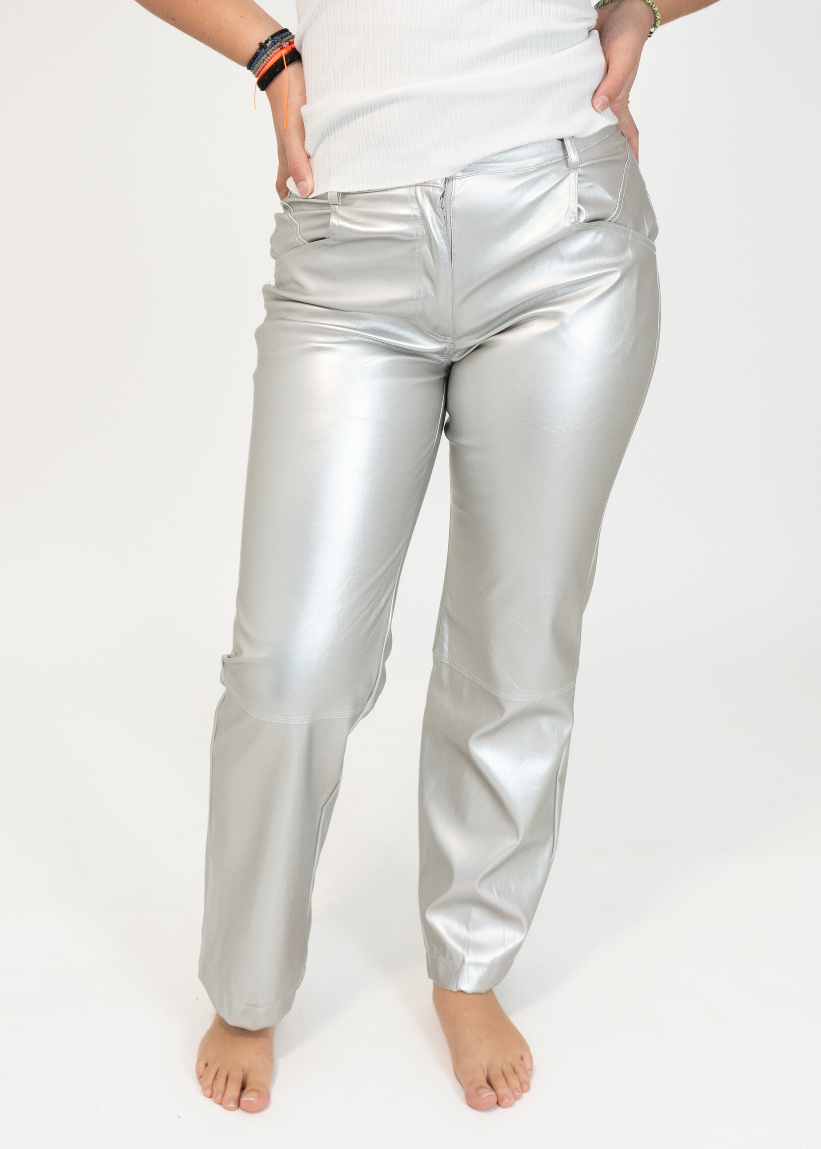 Pantalon argenté Grace