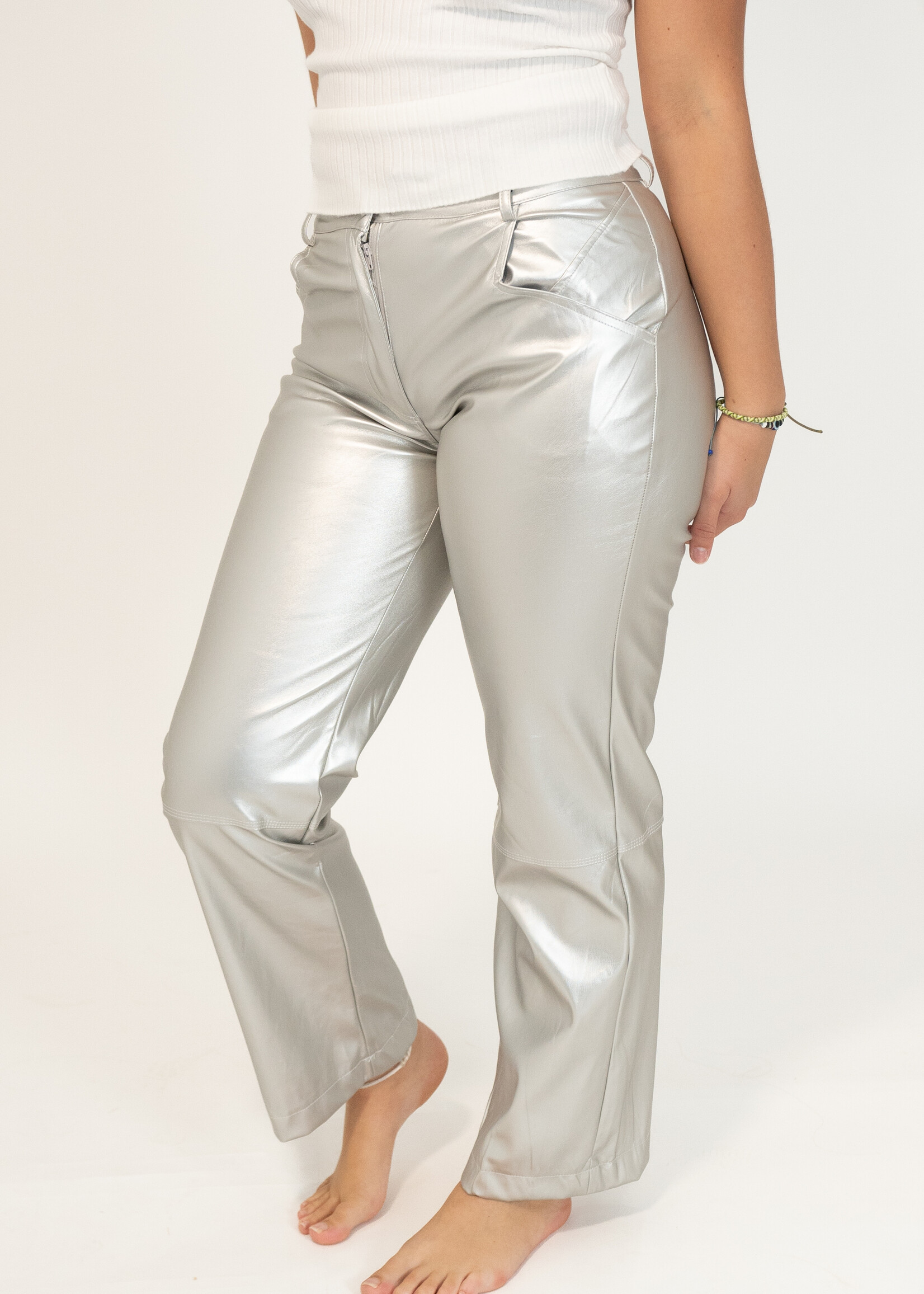 Pantalon argenté Grace