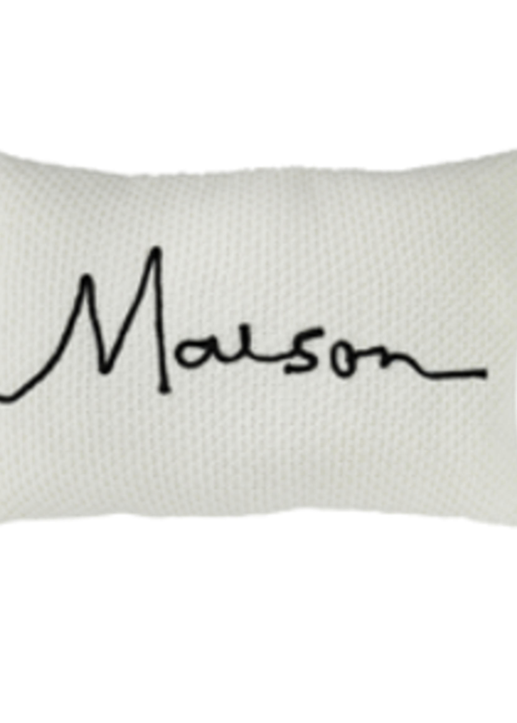 Coussin Maison Mix Noir / Blanc