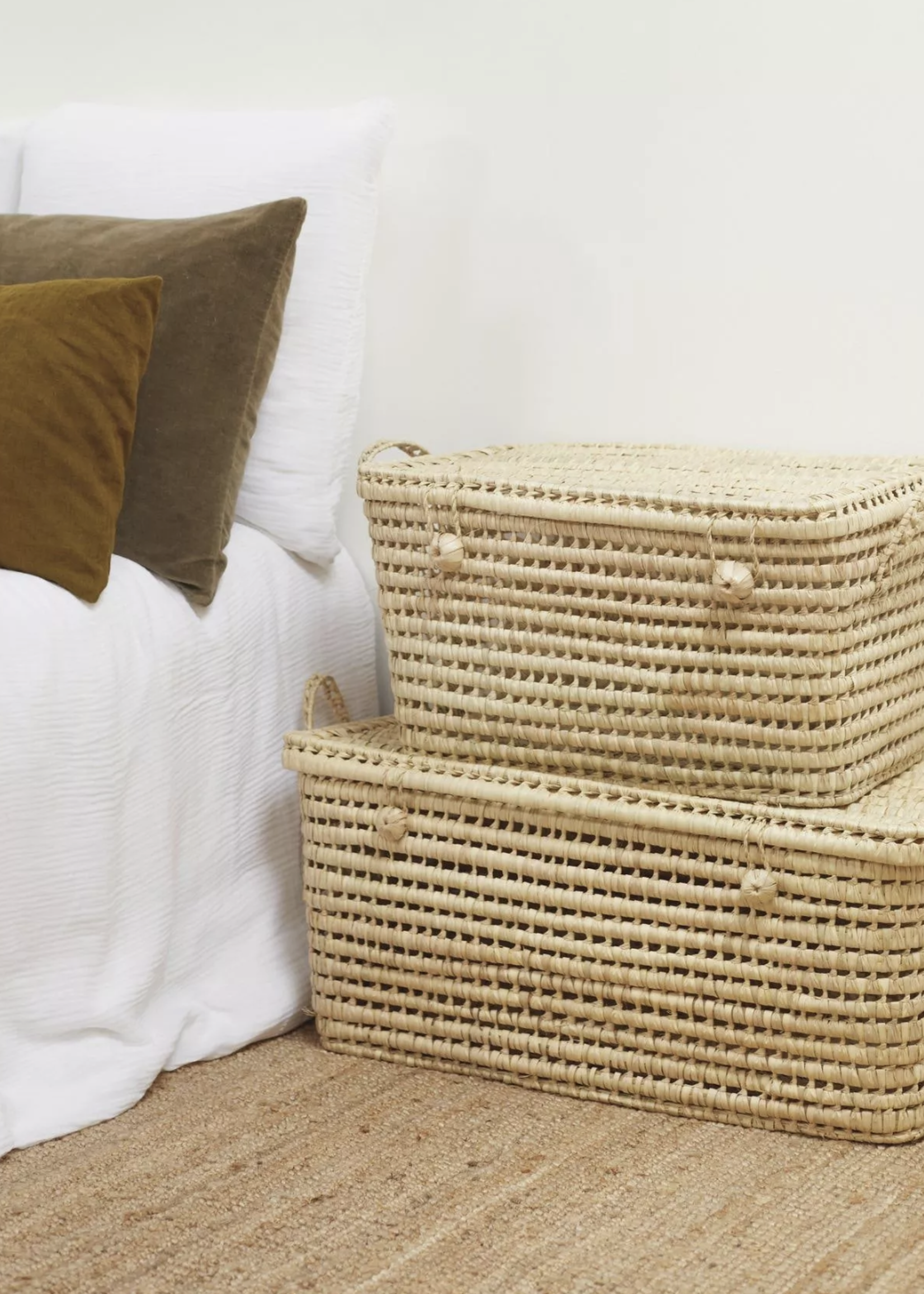 Malle en Feuilles de Palmier 60 cm