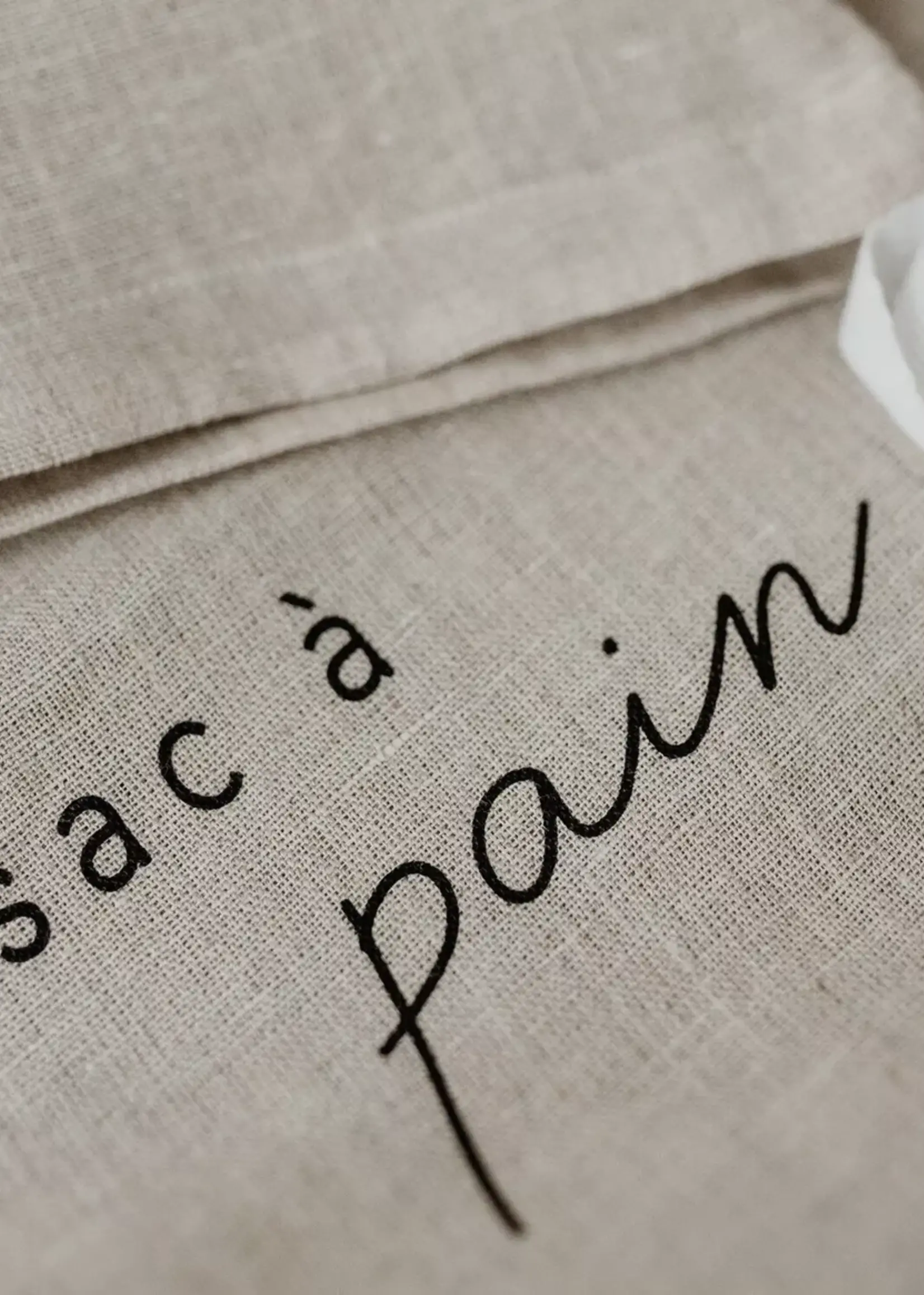 Sac à pain en lin