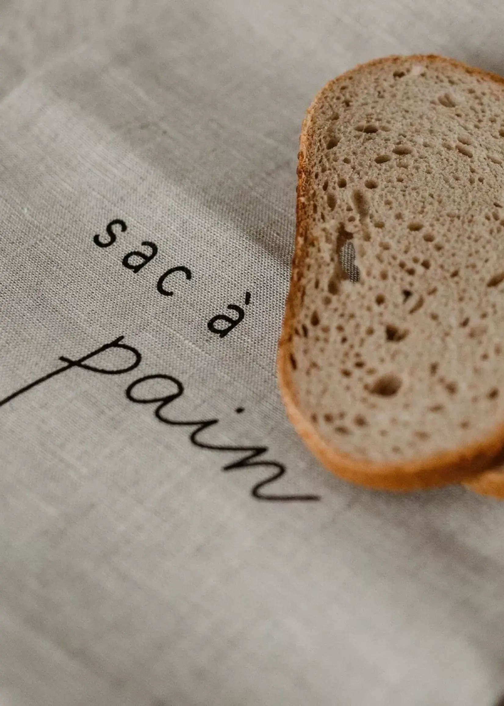 Sac à pain en lin