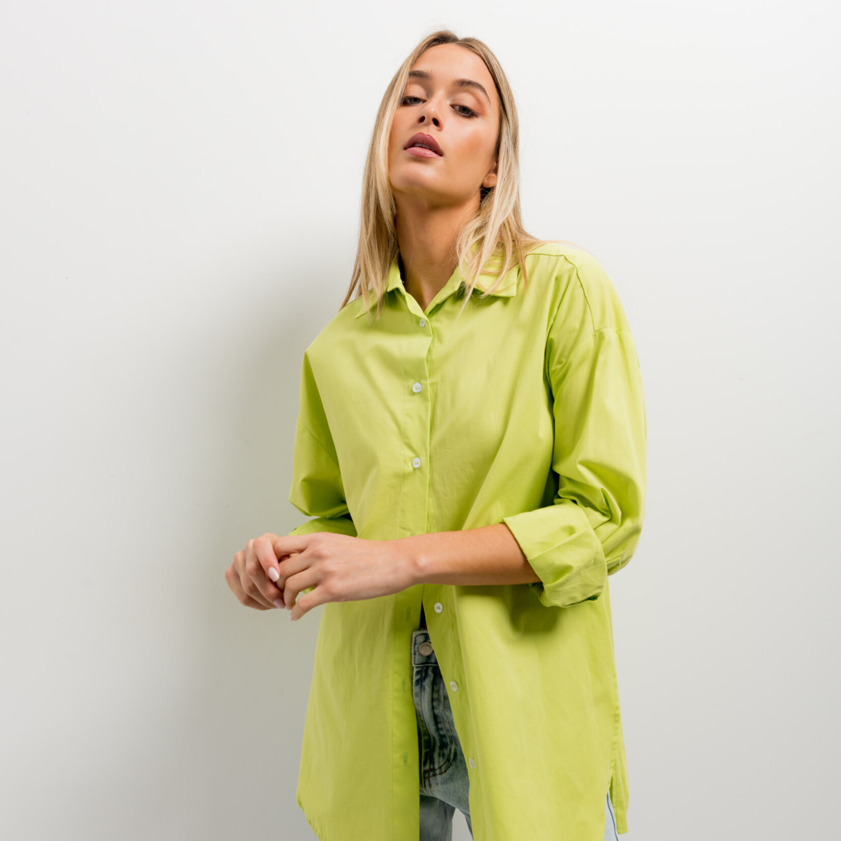 Chemise Green oversize