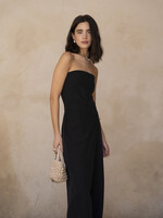 Combinaison Bustier Noir - drappé