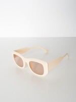 Lunettes de soleil beige